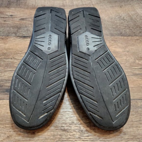 Ecco Moc Toe Driving Loafers Leather Slip On Shoes main image 13